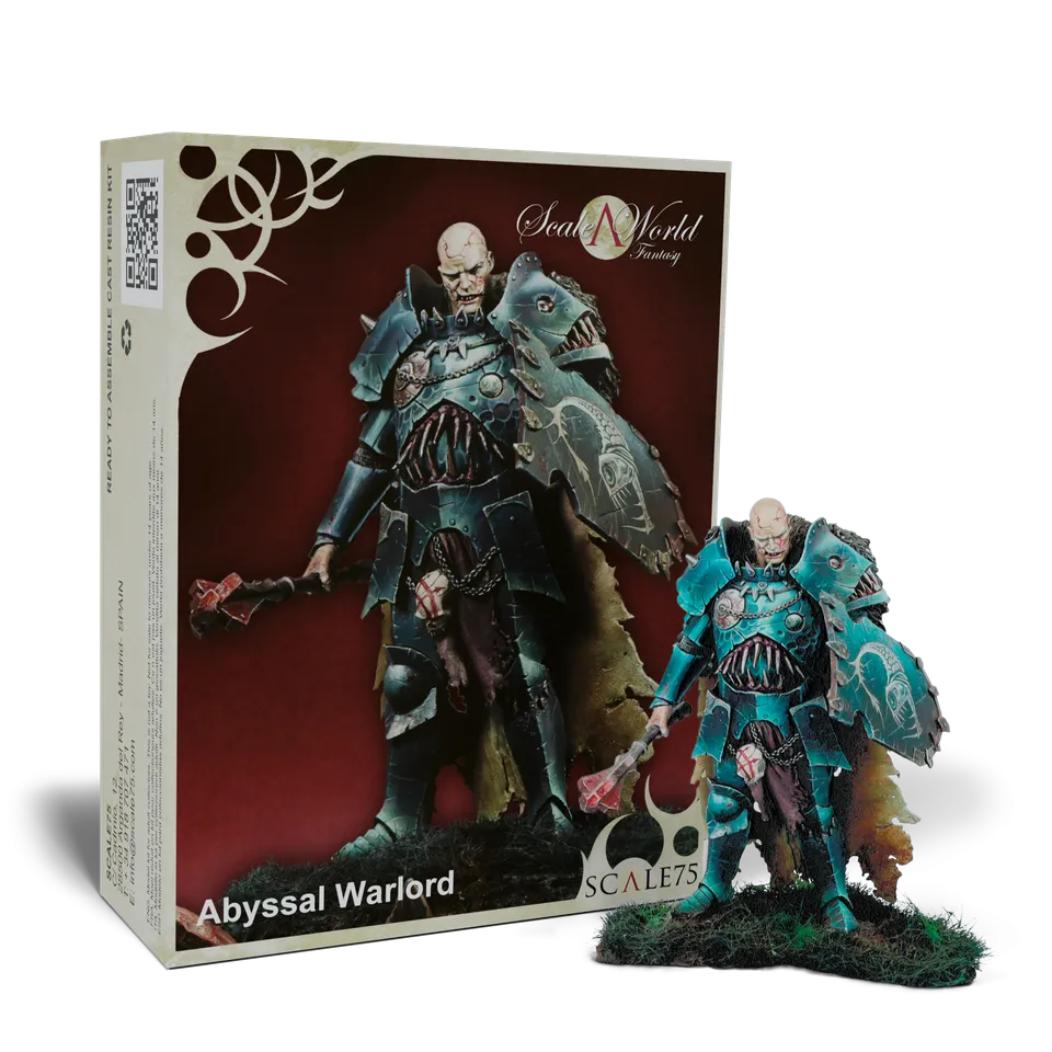 scale75-abyssal-warlord-figura-fantasy-75mm-in-metallo-bianco image 1