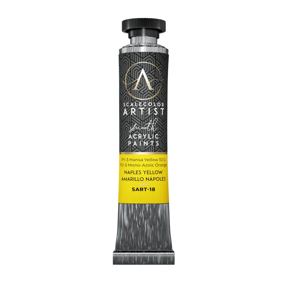 scale75-scalecolor-artist-yellow-naples-pittura-acrilica-20-ml image 1