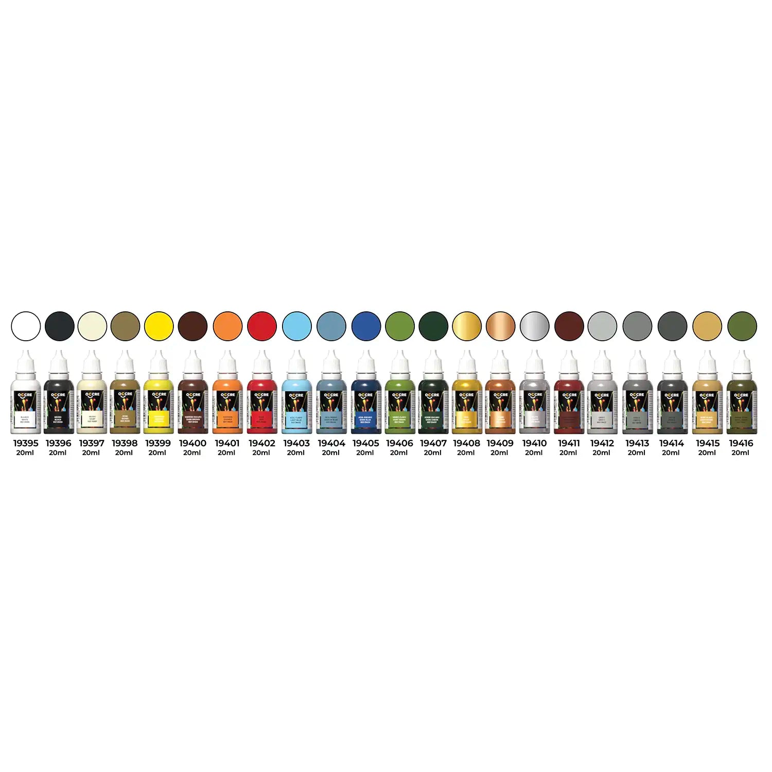 occre-pack-colorante-completo-set-22-pitture-acriliche-20-ml image 1