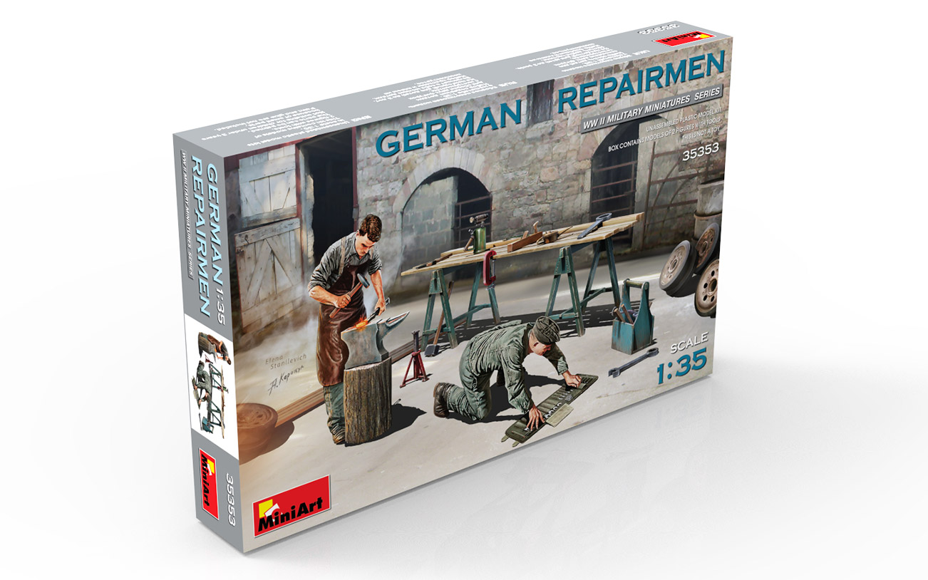 ak-interactive-1-35-german-repairmen-set-di-figurini-tedeschi-per-modellismo image 2