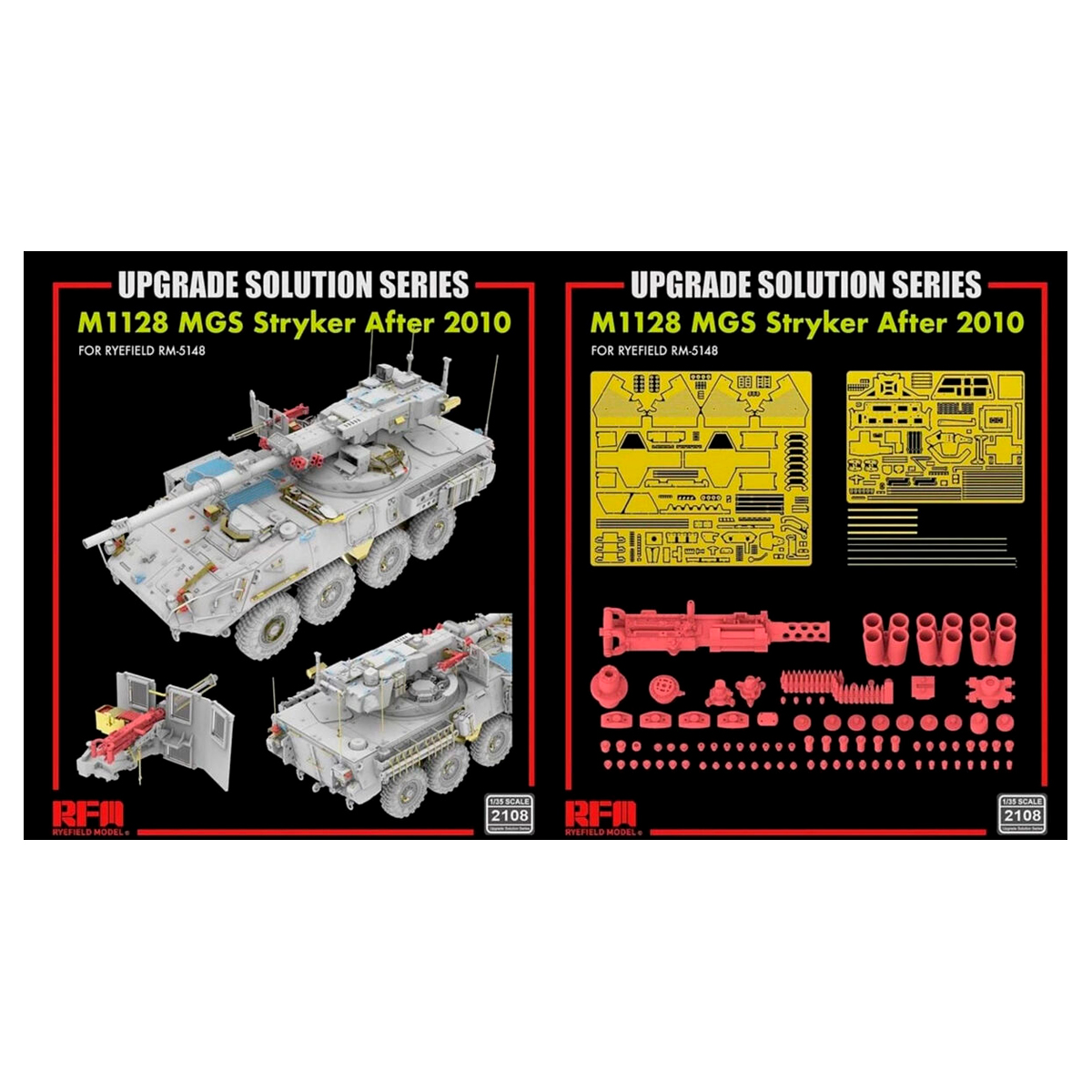 ak-interactive-1-35-upgrade-set-per-5148-m1128-mgs-stryker-set-di-dettagli image 1