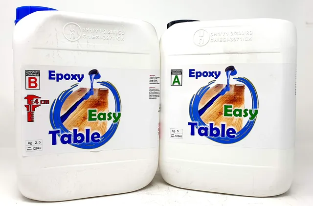 prochima-epoxy-easy-table-4-cm-resina-epossidica-trasparente-a-b-da-7500-g-per-t image 1