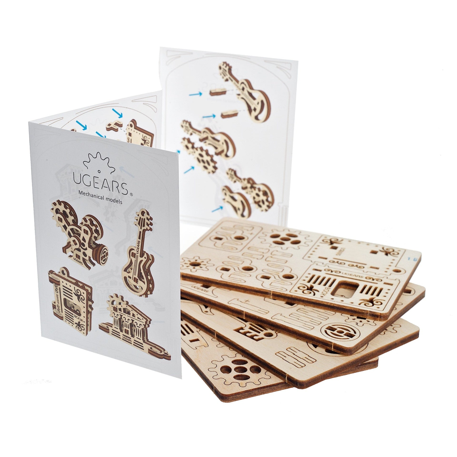 ugears-fidgets-creation-kit-modellismo-legno-4-miniature-meccaniche image 7