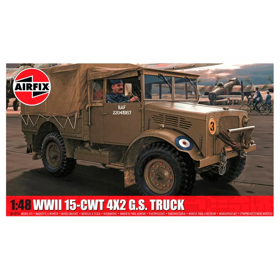 ak-interactive-1-48-wwii-raf-15-cwt-4x2-g-s-truck-kit-modello-camion-militare image 1