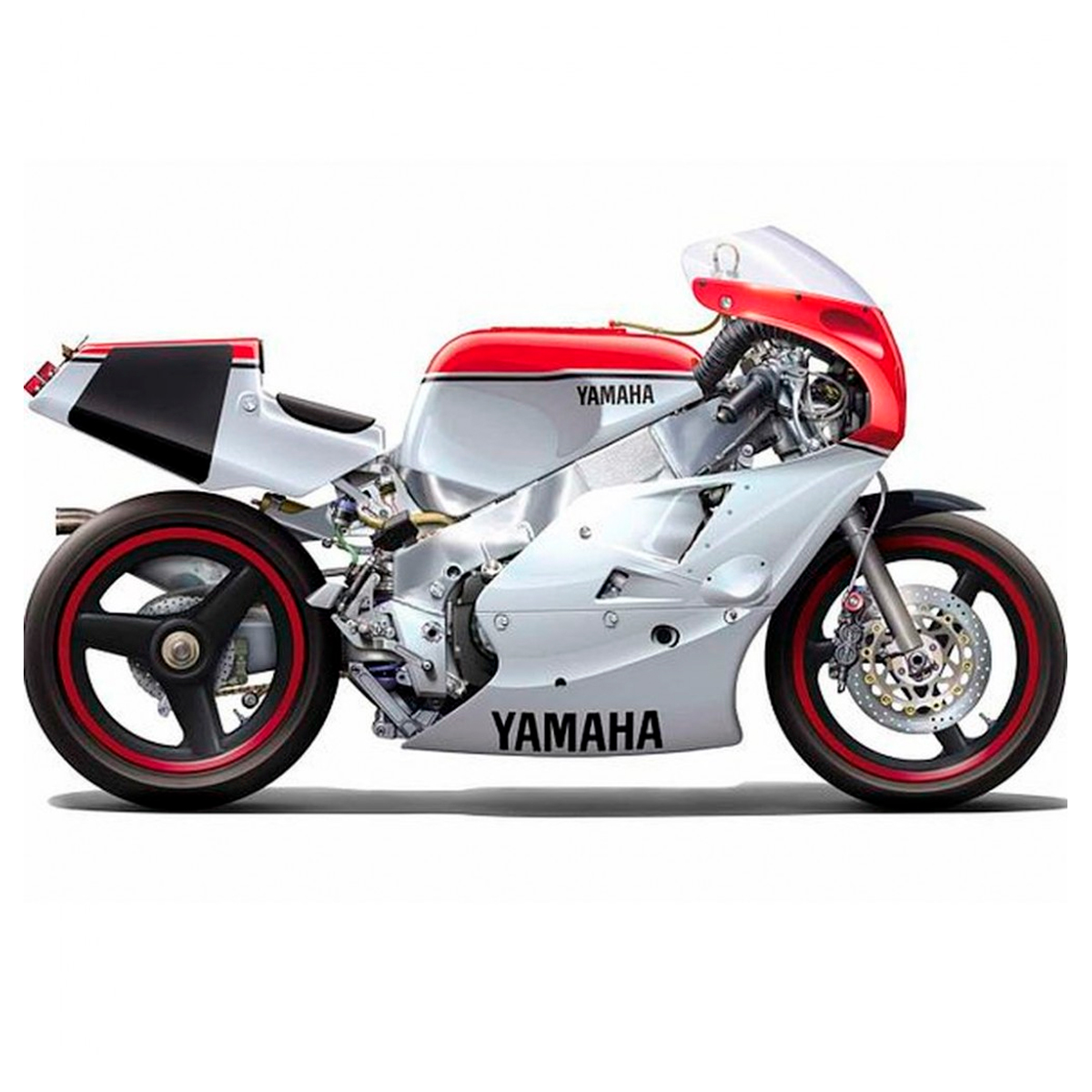 ak-interactive-1-12-team-lucky-strike-yamaha-yzf750-kit-moto-da-costruire image 2