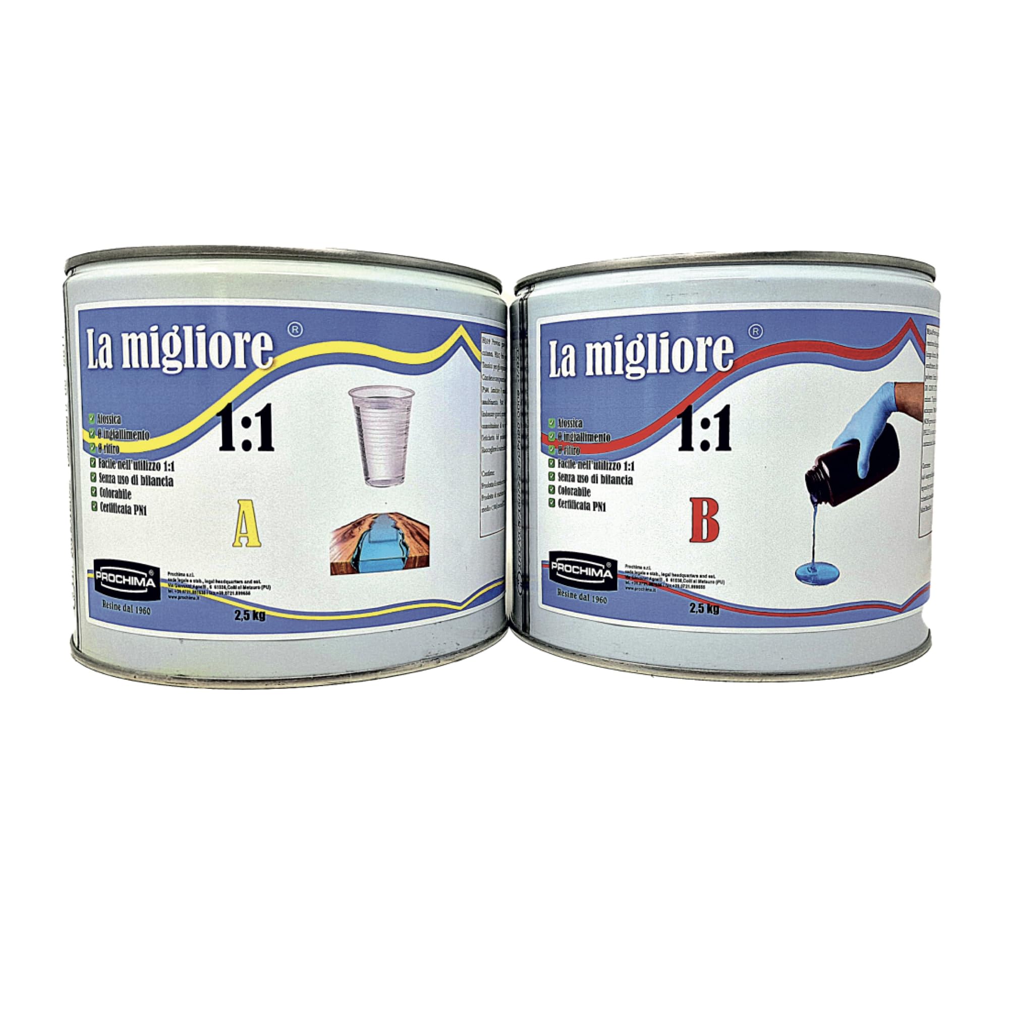 prochima-la-migliore-resina-epossidica-trasparente-a-b-1-1-5-kg image 1
