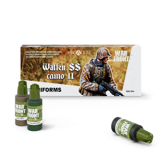 scale75-warfront-waffen-ss-camo-ii-set-8-colori-acrilici-opachi image 1