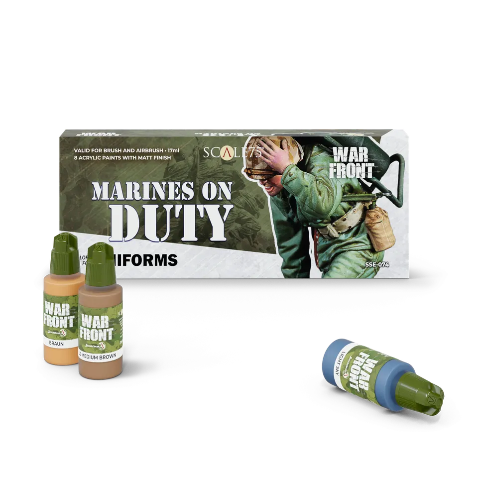 scale75-marines-on-duty-set-8-colori-acrilici-warfront-uniformi-usmc image 1