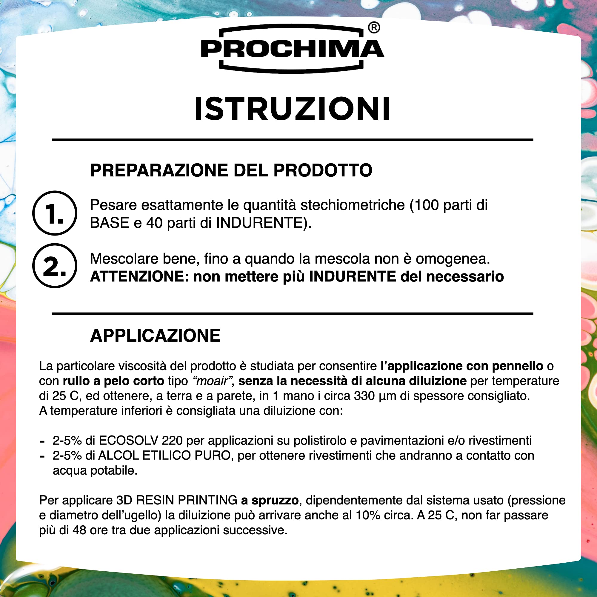prochima-3d-resin-printing-trasparente-smalto-epossidico-bicomponente-650-g image 3