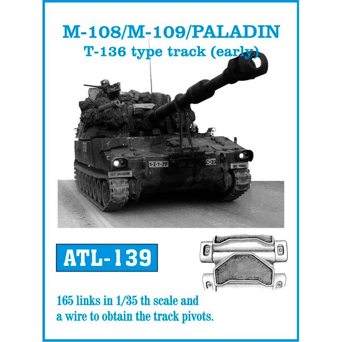 ak-interactive-1-35-metal-tracks-m-108-m109-paladin-t-136-type-track-early image 1