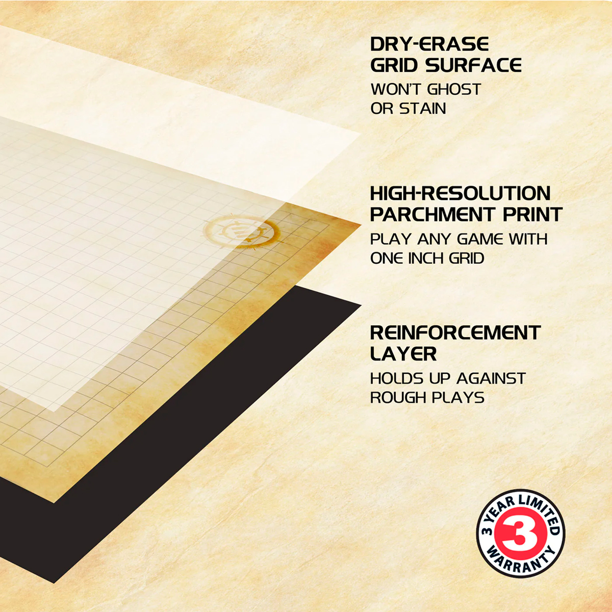 ak-interactive-enhance-rpg-grid-mat-mappa-dry-erase-per-giochi-di-ruolo-24-36-po image 2