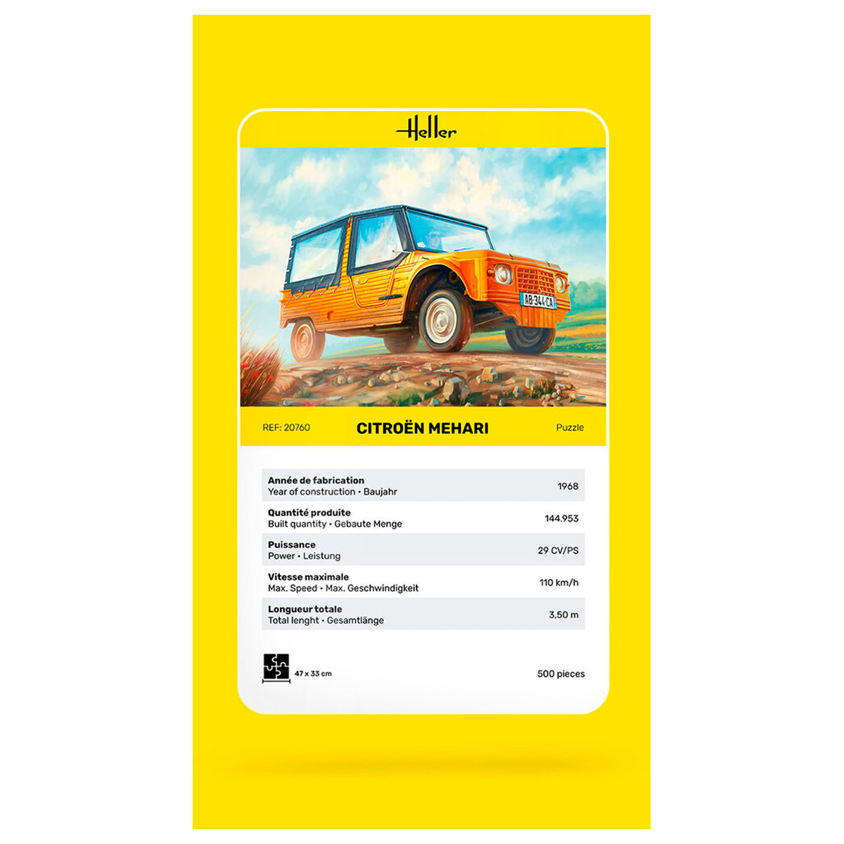 ak-interactive-puzzle-citro-n-mehari-500-pezzi-modellismo-da-costruire image 3