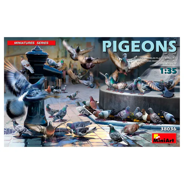 ak-interactive-pigeons-in-scala-1-35-piccioni-per-diorami-e-basi image 1