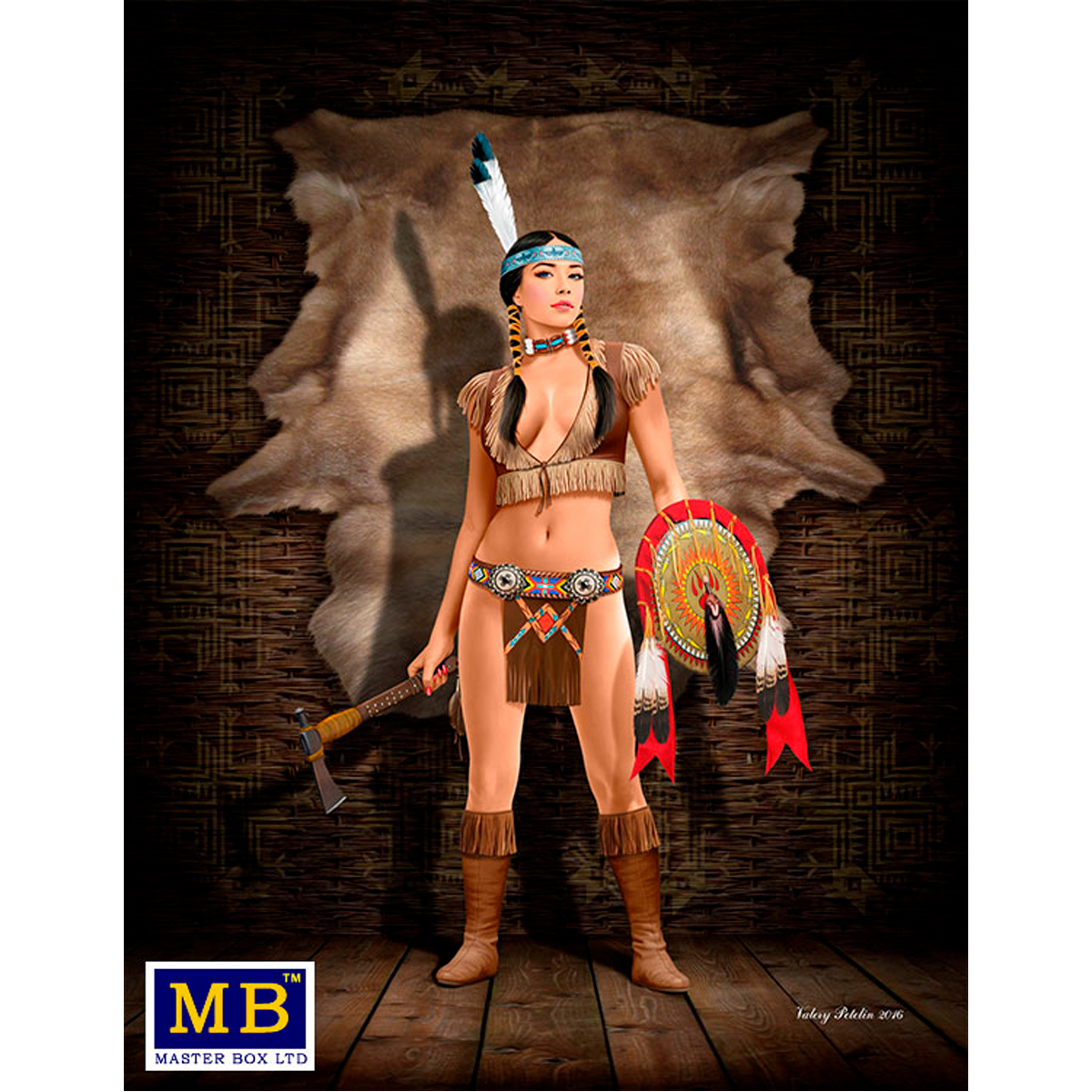 ak-interactive-pin-up-series-thunder-spirit-1-24-figura-da-dipingere image 1