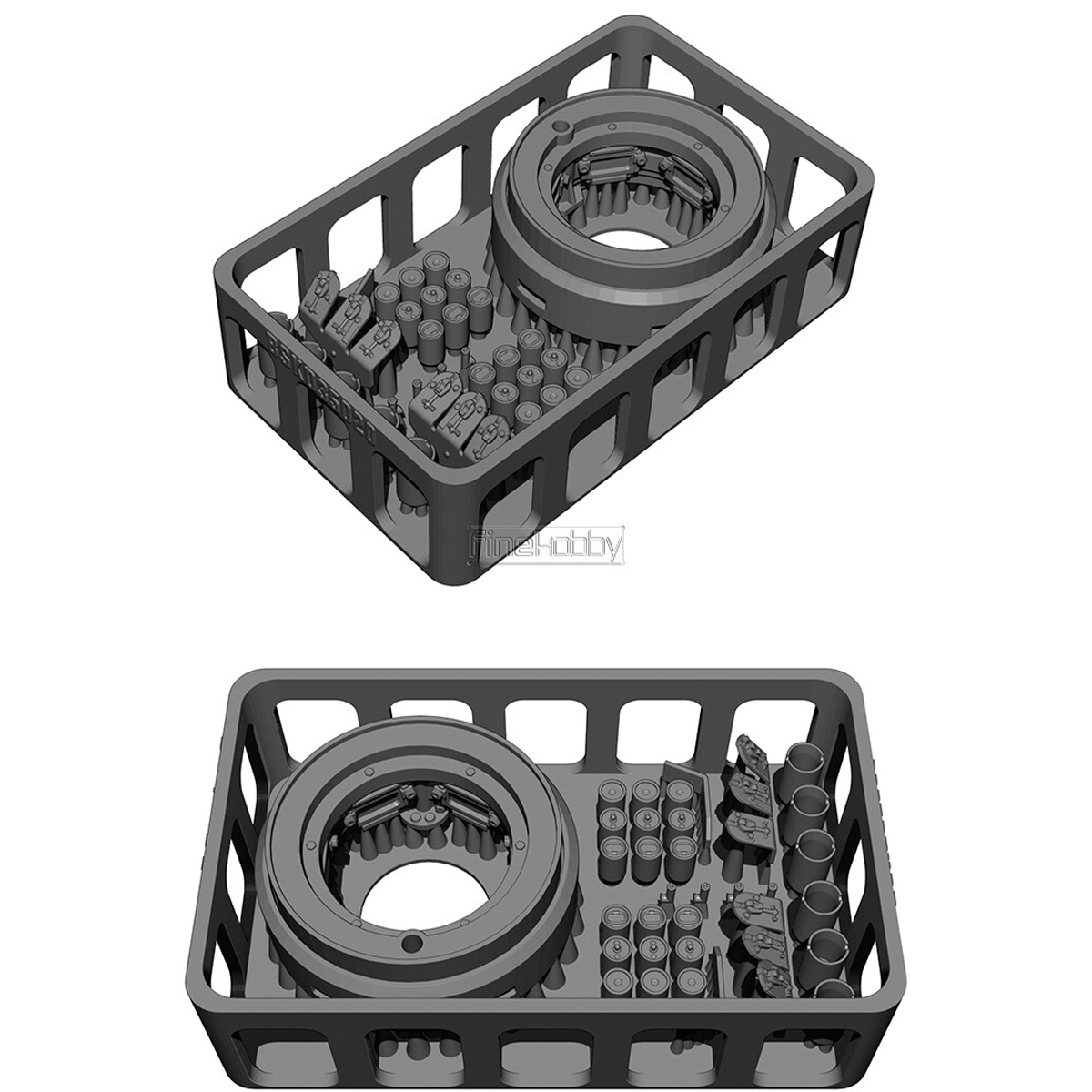 ak-interactive-panther-ausf-d-turret-detail-set-for-tamiya-1-35 image 2
