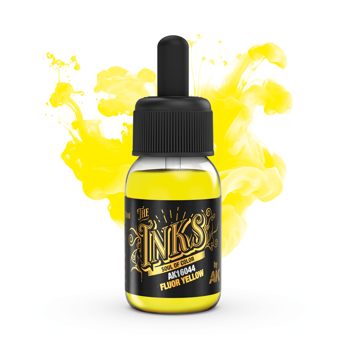 ak-interactive-fluor-yellow-inchiostro-acrilico-ad-alta-coprenza-per-modellismo image 1