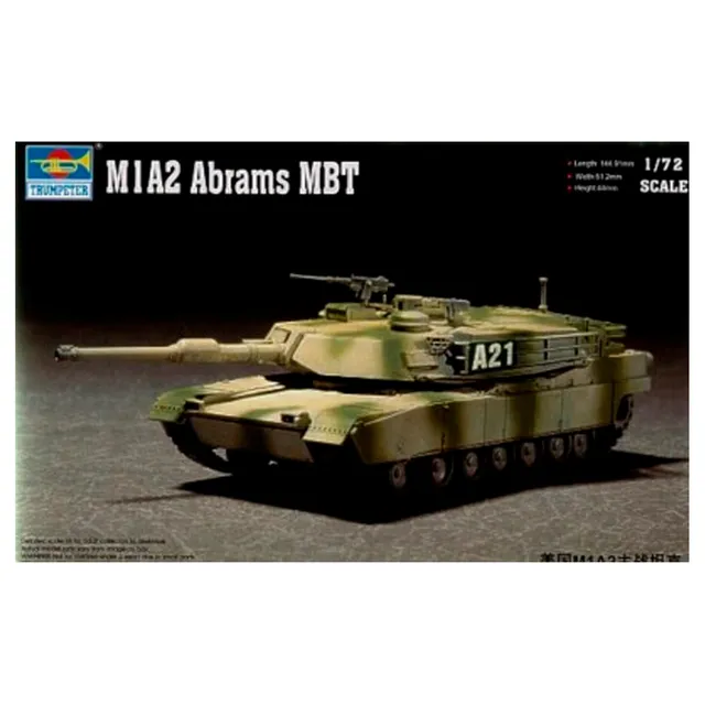 ak-interactive-1-72-m1a2-abrams-mbt-kit-modello-da-costruire image 1