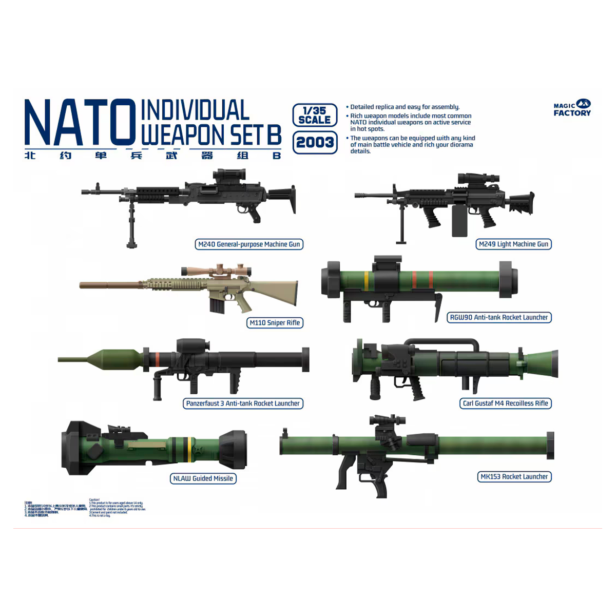 ak-interactive-nato-individual-weapon-set-b-incl-2pcs-of-each-weapon-1-35 image 1