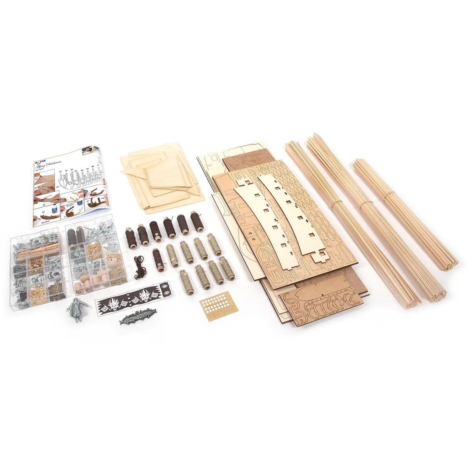 occre-l-olandese-volante-kit-modellino-nave-500-pezzi-con-vele-e-base image 4