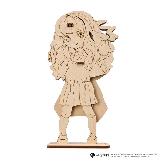 ugears-hermione-granger-modello-3d-da-colorare-in-legno image 1