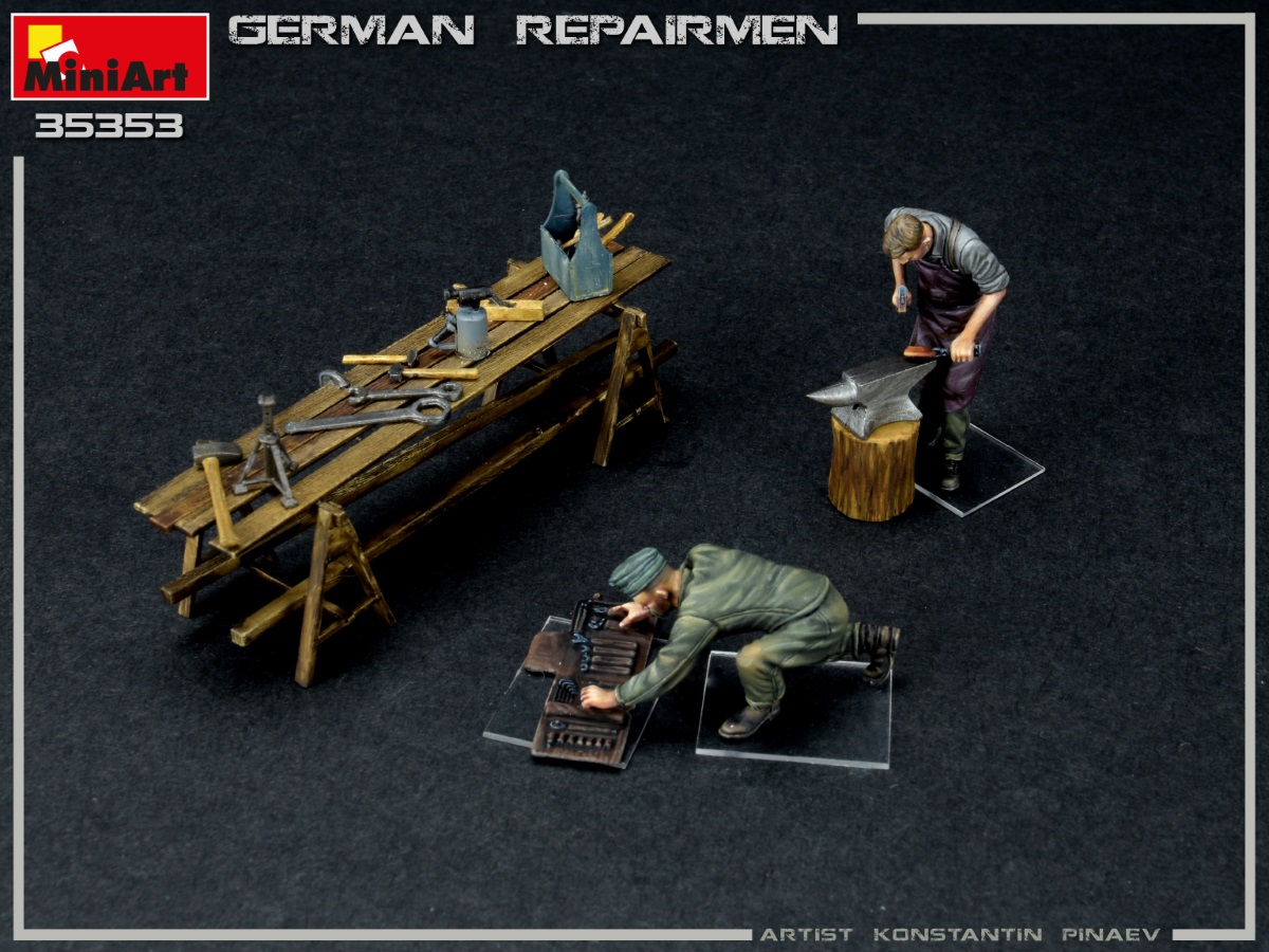 ak-interactive-1-35-german-repairmen-set-di-figurini-tedeschi-per-modellismo image 4