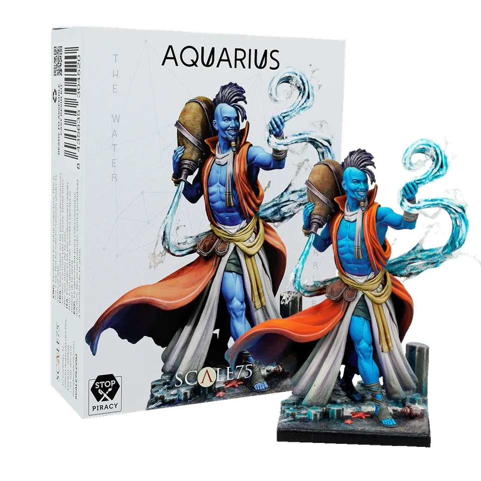 scale75-aquarius-zodiac-mystic-signs-miniatura-in-resina-da-dipingere image 1