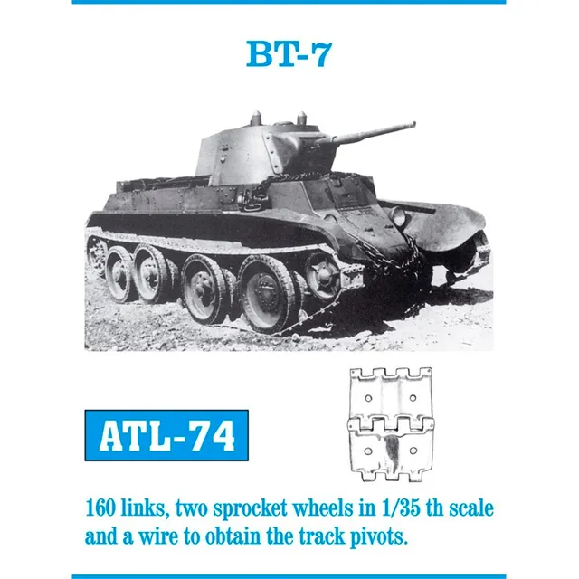 ak-interactive-cingoli-metallici-in-scala-1-35-per-carro-armato-bt-7 image 1