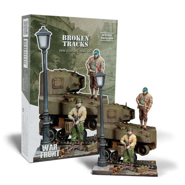 scale75-broken-tracks-nw-europe-1944-45-figura-in-resina-1-35-da-montare-e-dipin image 1