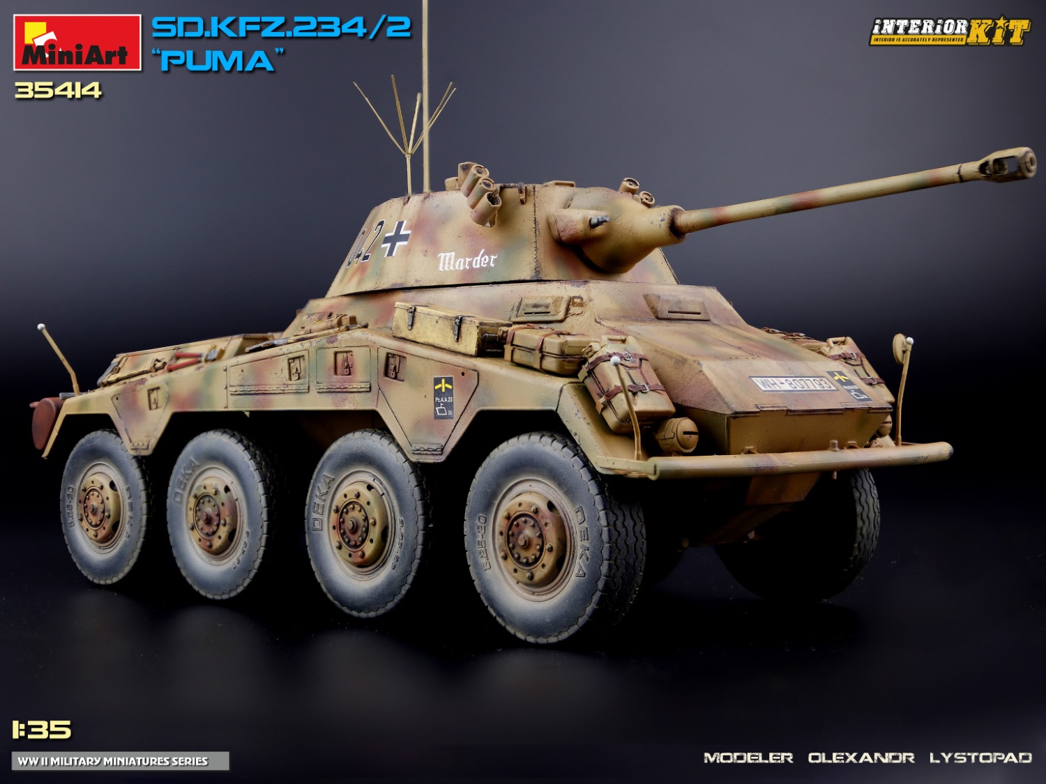 ak-interactive-sd-kfz-234-2-puma-interior-kit-modellismo-1-35 image 5