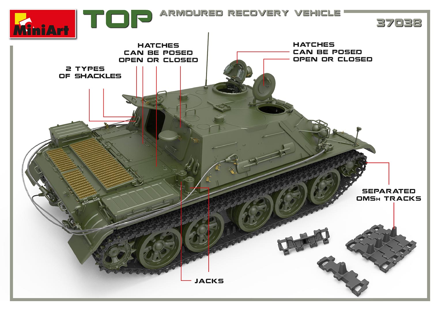 ak-interactive-top-armoured-recovery-vehicle-1-35-kit-di-modellismo-militare image 4