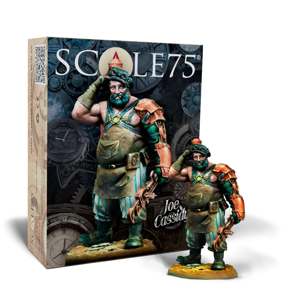 scale75-joe-cassidy-75-mm-figura-in-metallo-bianco-steam-wars image 1