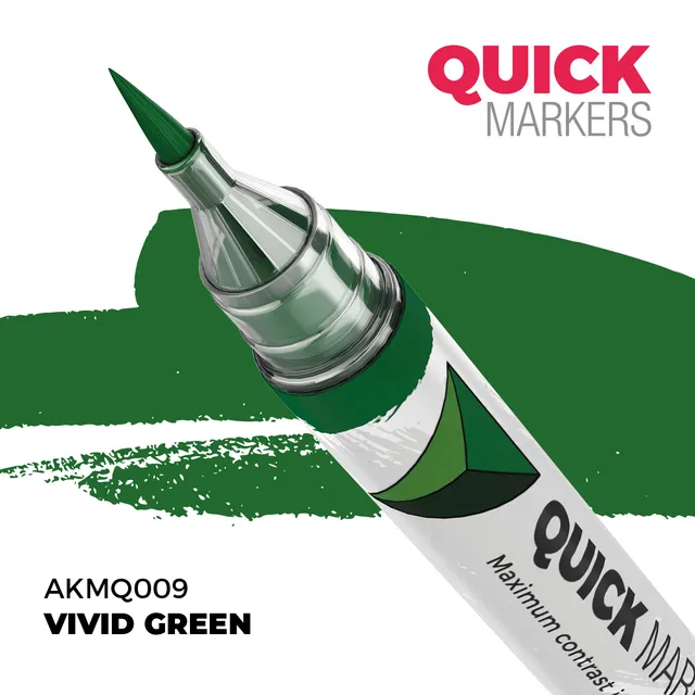 ak-interactive-vivid-green-pennarello-quick-marker image 1