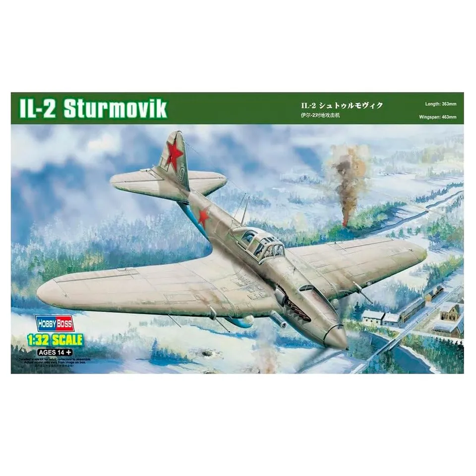 ak-interactive-il-2-ground-attack-aircraft-1-32-kit-modellismo image 1