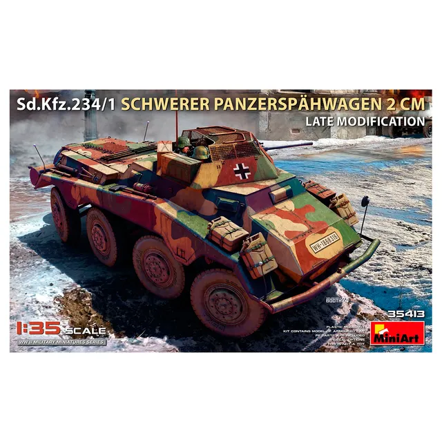 ak-interactive-1-35-sd-kfz-234-1-schwerer-panzersp-hwagen-2-cm-late-mod-kit-mode image 1