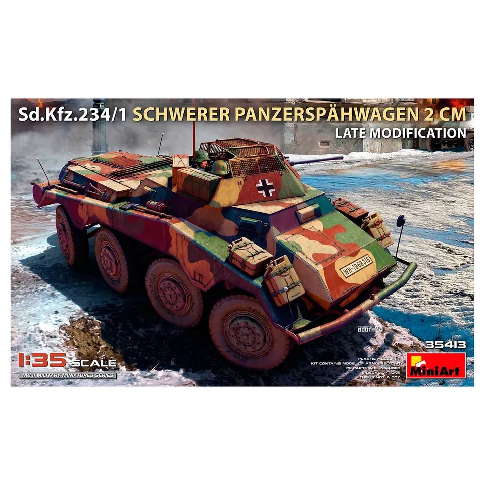 ak-interactive-1-35-sd-kfz-234-1-schwerer-panzersp-hwagen-2-cm-late-mod-kit-mode image 1