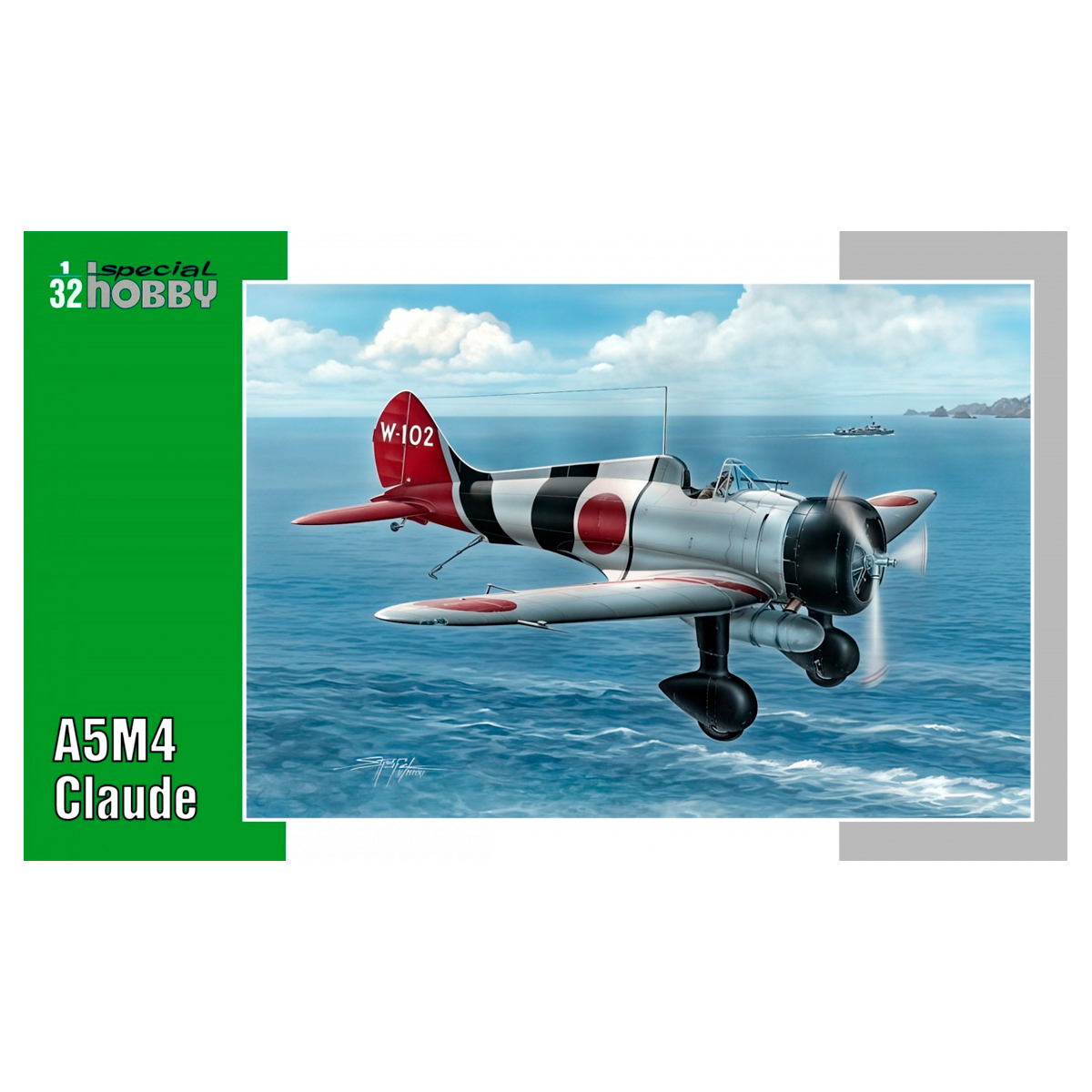 ak-interactive-mitsubishi-a5m4-claude-hi-tech-1-32-kit-modellismo-statico image 1