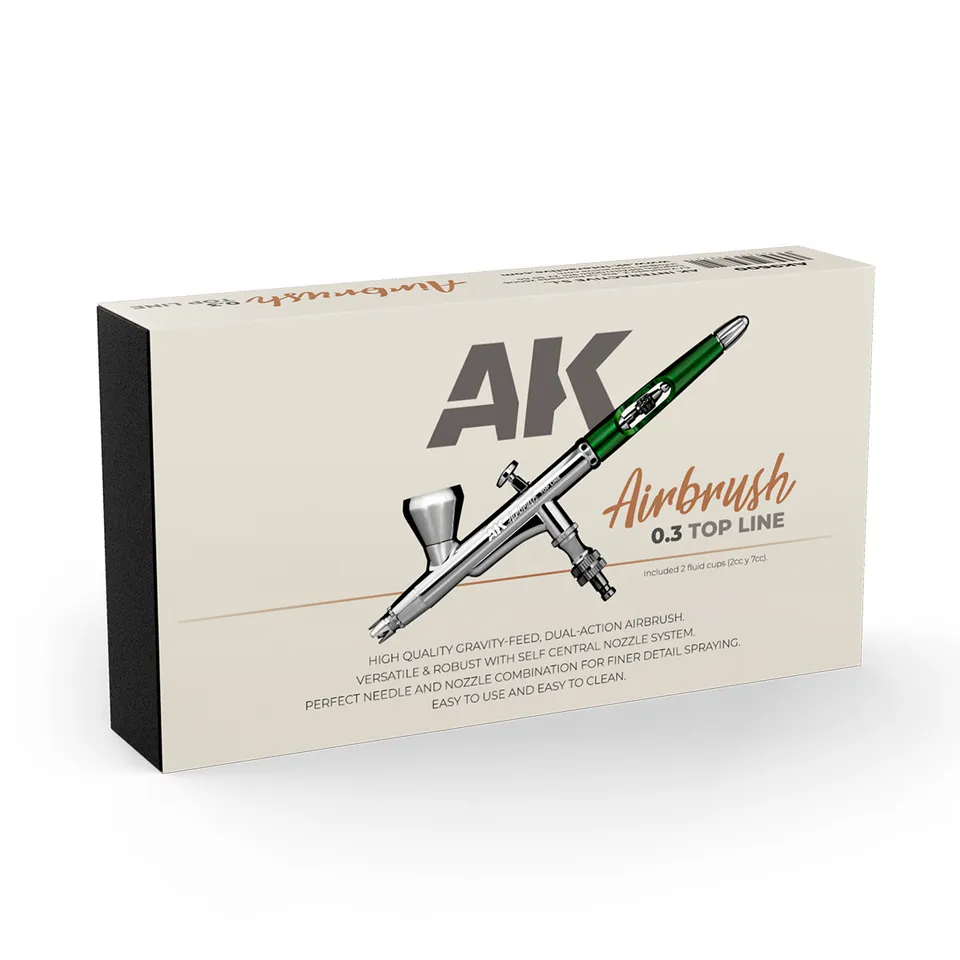 ak-interactive-ak-airbrush-top-line-0-3-aerografo-per-modellismo image 1