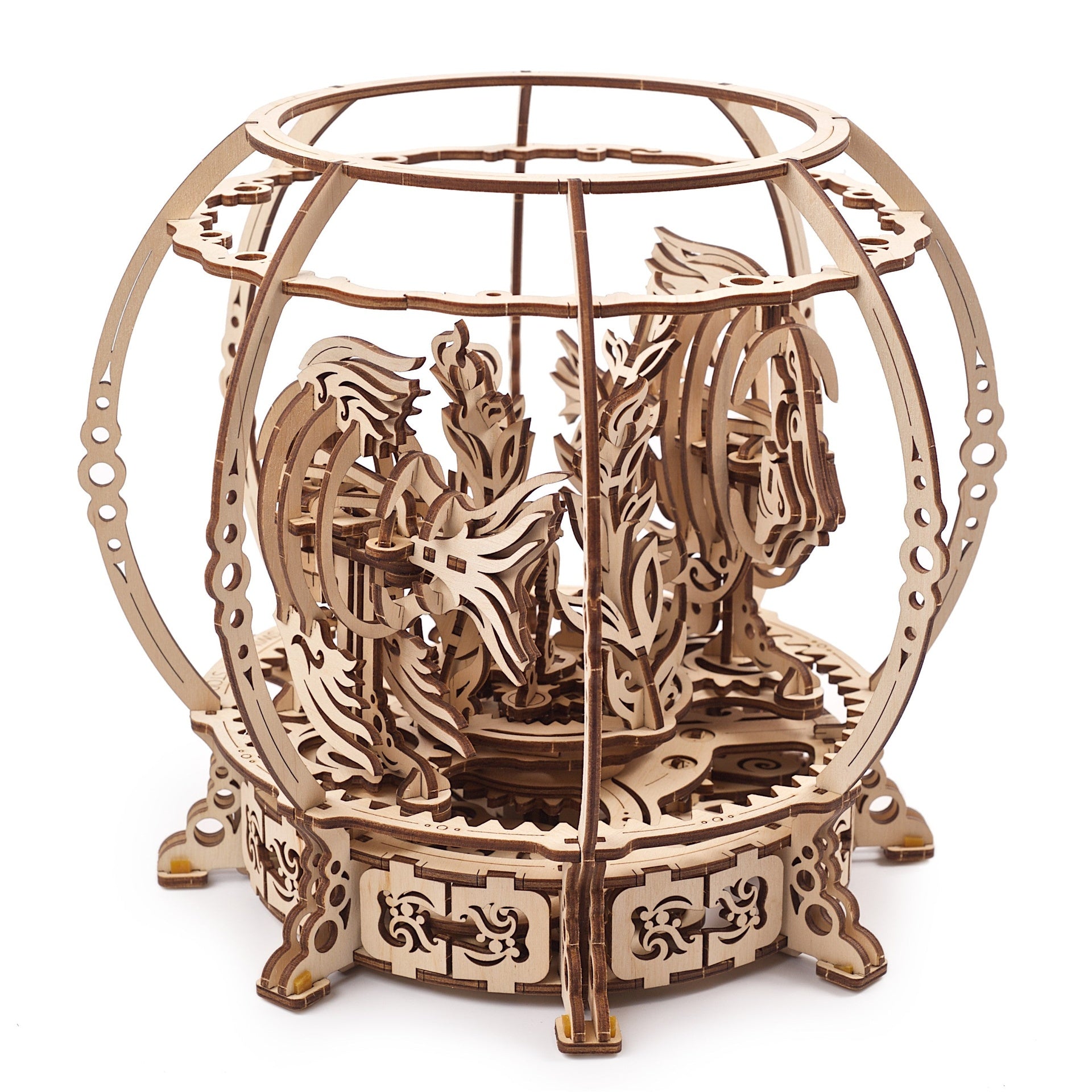 ugears-mechanical-aquarium-kit-di-modellismo-in-legno-3d-acquario-meccanico image 2