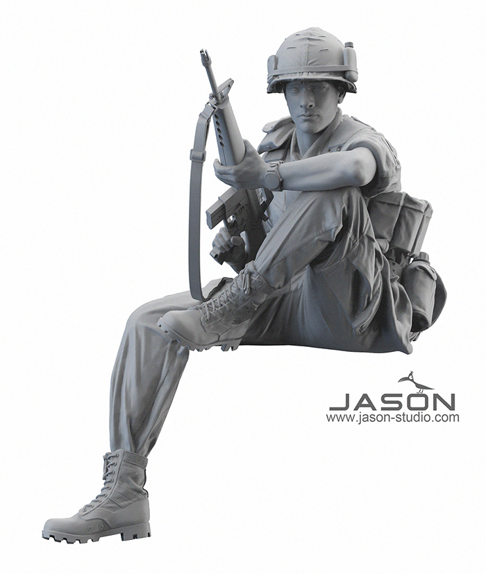 ak-interactive-figura-soldato-fanteria-u-s-army-scala-1-16 image 3