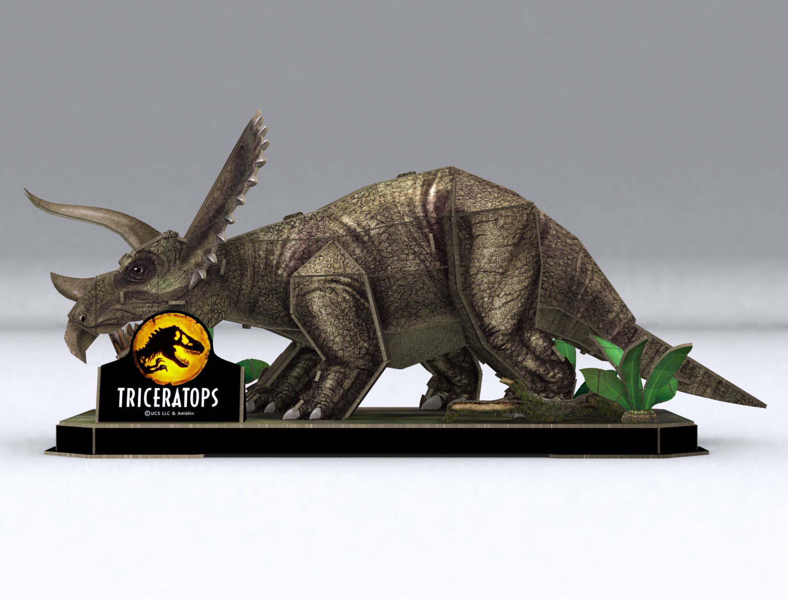 ak-interactive-3d-puzzle-jurassic-world-dominion-triceratops image 5