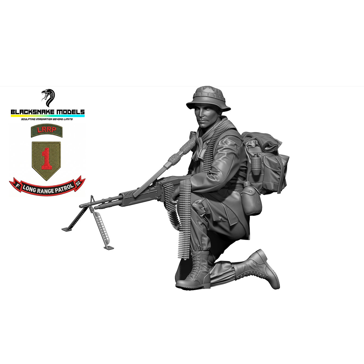 ak-interactive-1-35-1st-infantry-division-big-red-one-lrrp-the-pig-gunner image 1