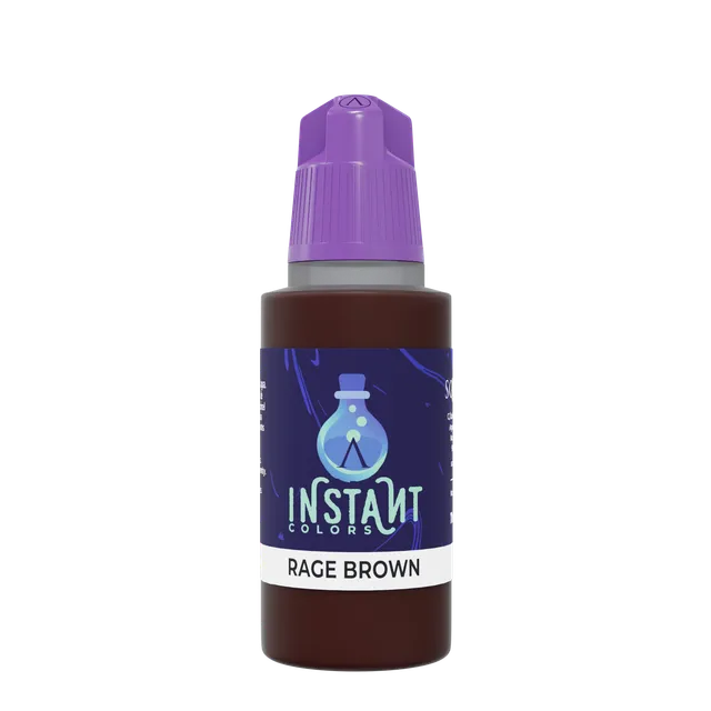 scale75-instant-colors-rage-brown-17ml-colore-rapido-per-wargame-e-boardgame image 1