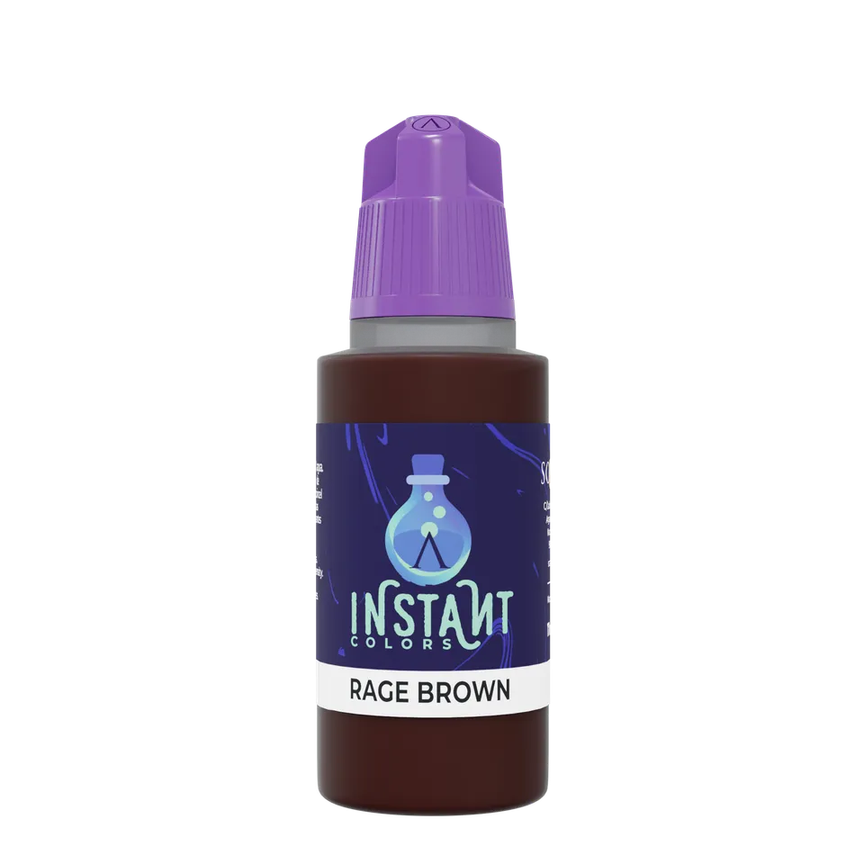 scale75-instant-colors-rage-brown-17ml-colore-rapido-per-wargame-e-boardgame image 1