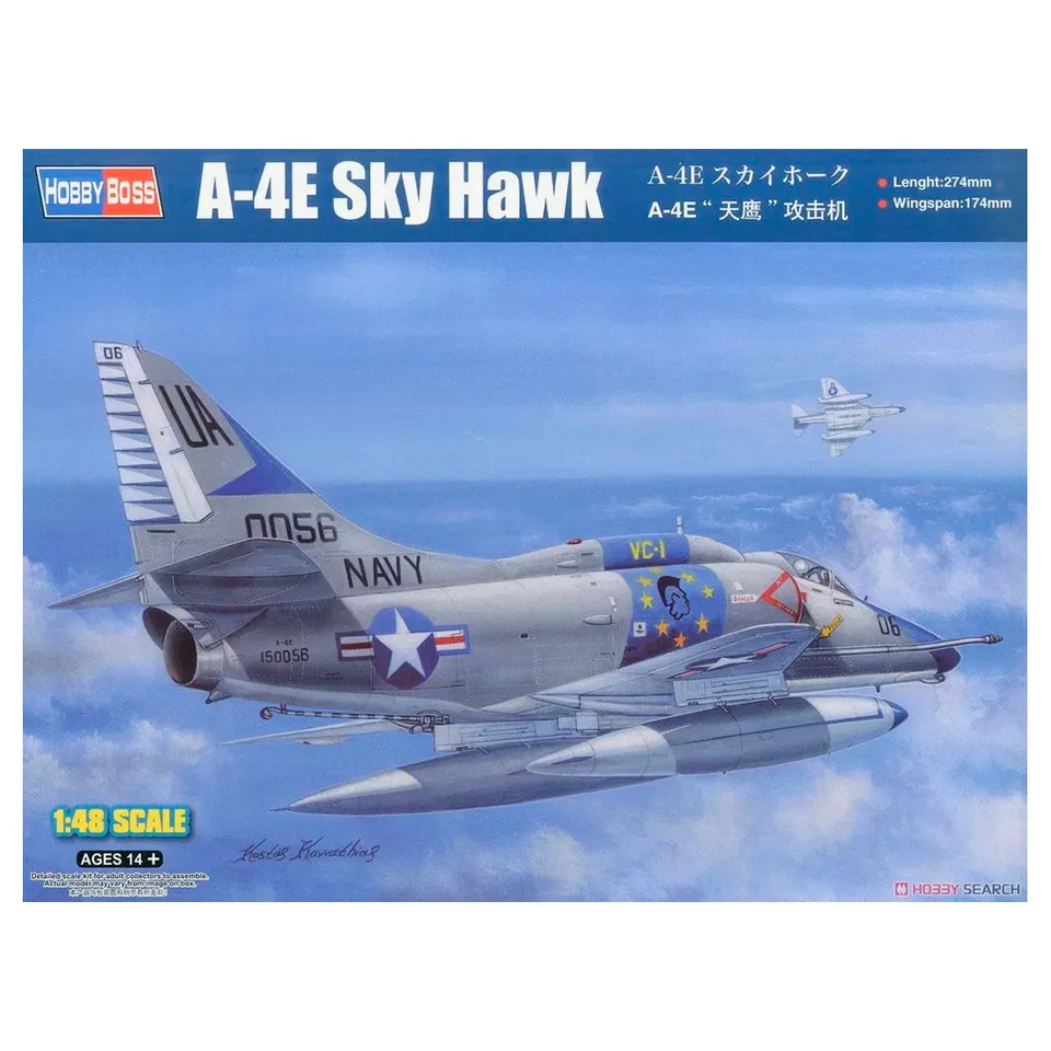 ak-interactive-a-4e-skyhawk-1-48-modello-kit-aereo image 1