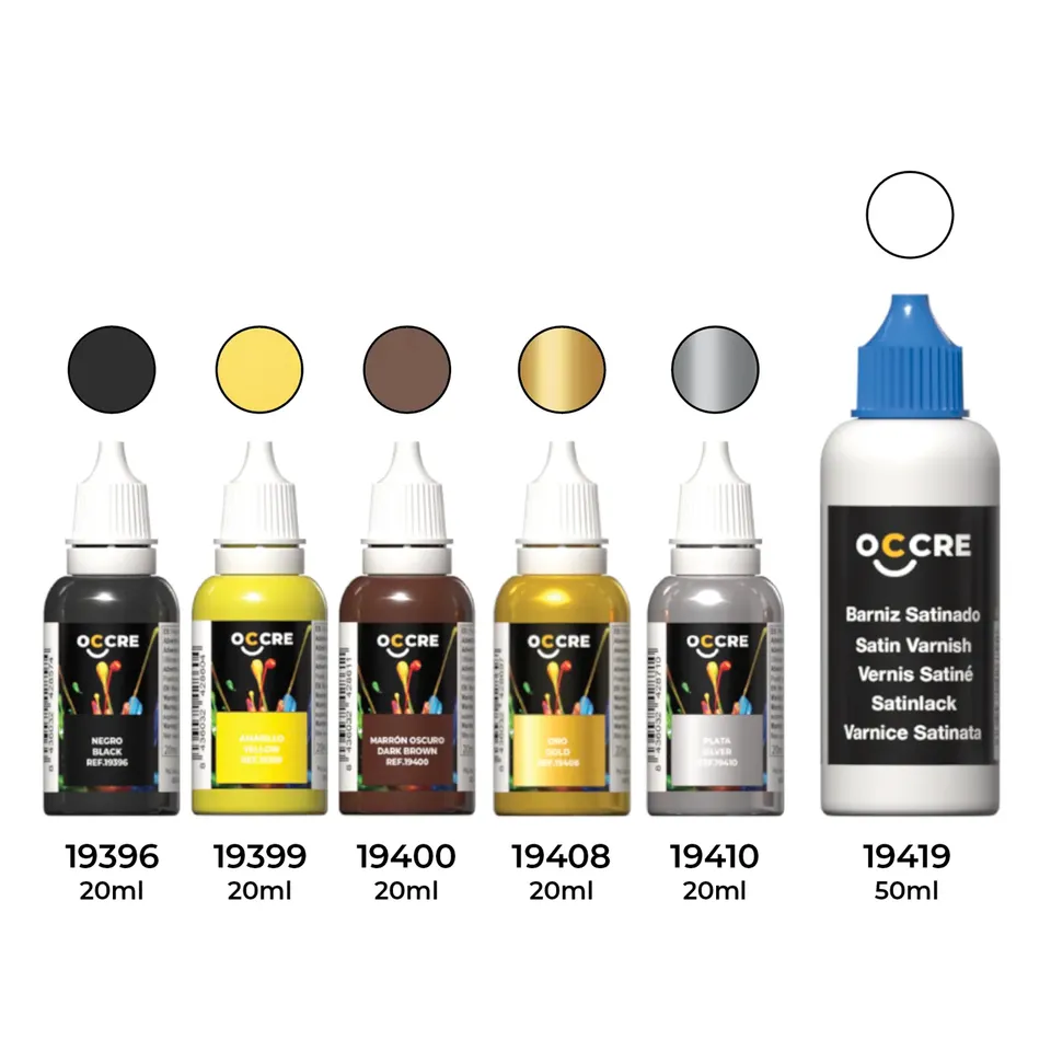 occre-pack-colori-acrilici-rocket-set-6-vasetti-per-modellismo image 1
