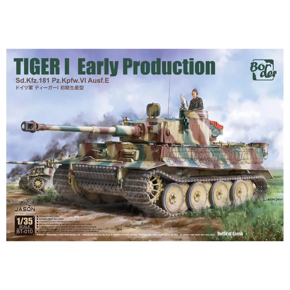 ak-interactive-1-35-pz-kpfw-vi-ausf-e-sd-kfz-181-tiger-i-early-production-kit-ca image 1