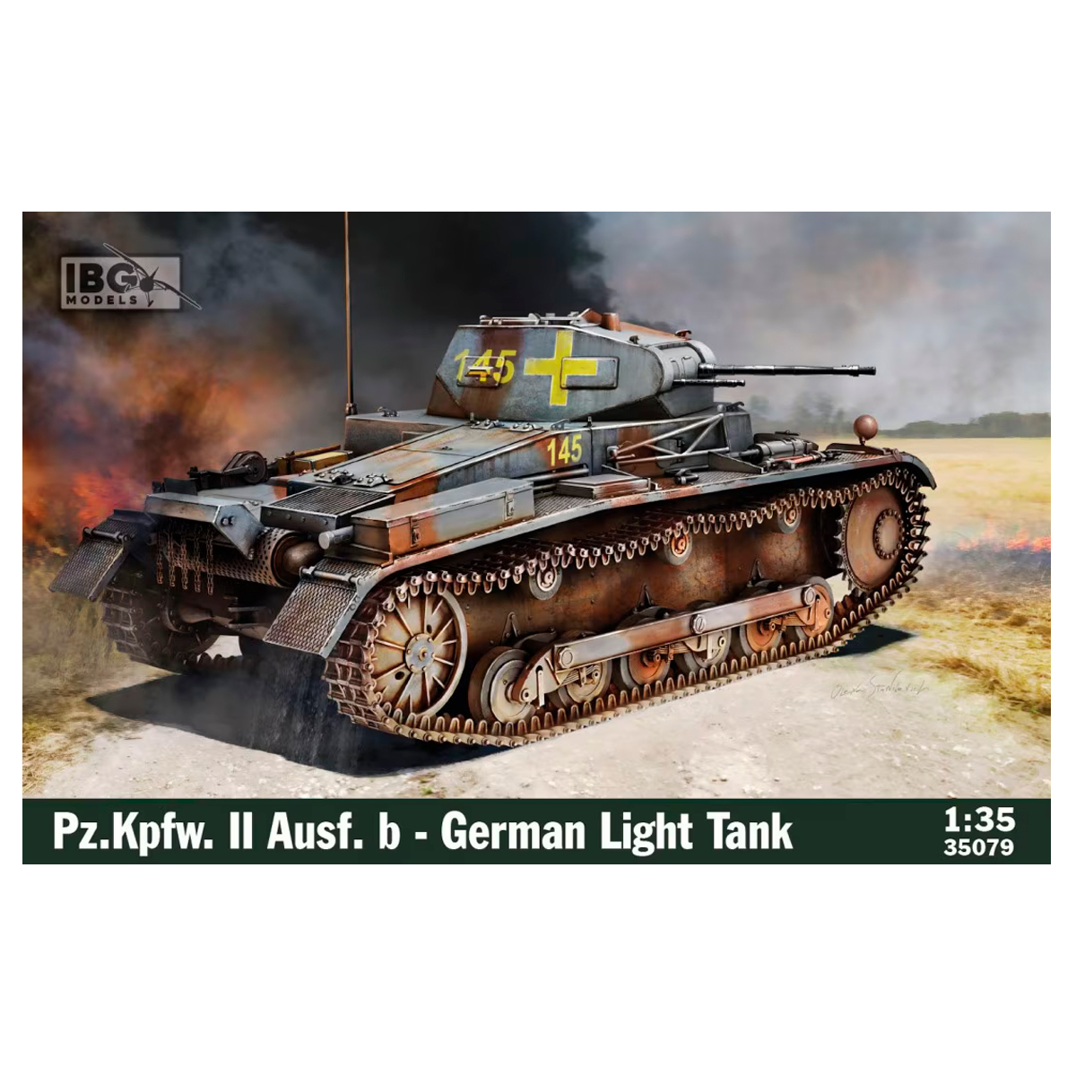 ak-interactive-pz-kpfw-ii-ausf-b-carro-armato-leggero-tedesco-kit-1-35 image 1