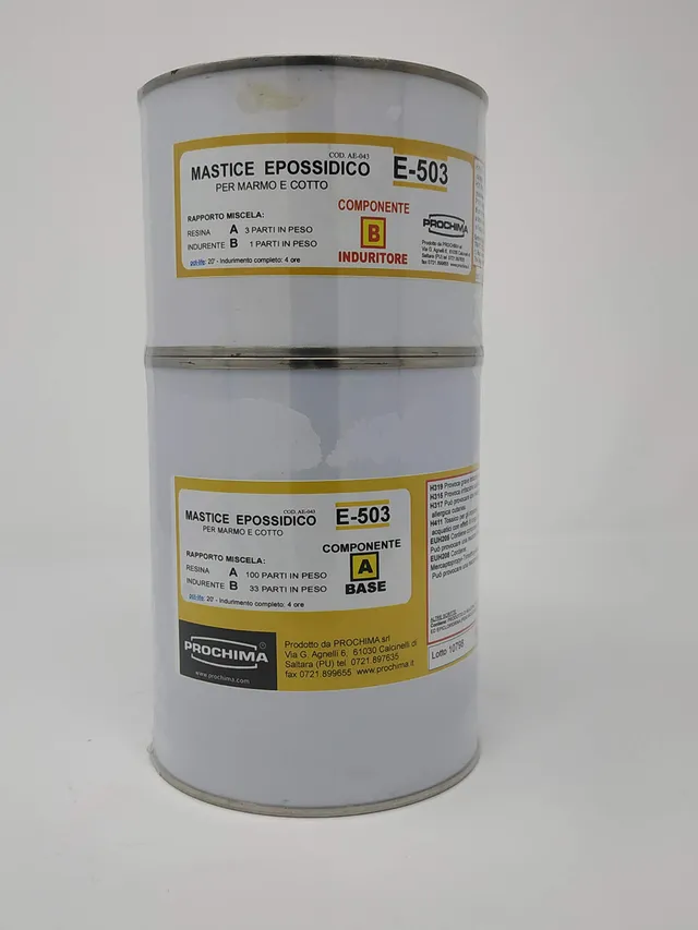 prochima-ae043k1-e503-mastice-epossidico-trasparente-da-1-kg image 1