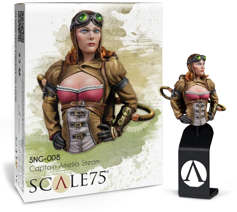 scale75-amelia-steam-1-10-naughty-gears-figura-in-resina-da-montare-e-dipingere image 1