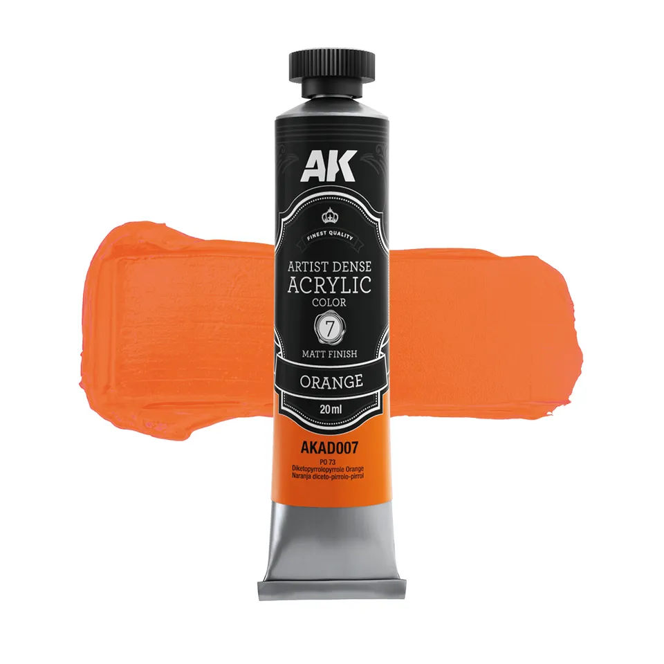 ak-interactive-naranja-color-acrilico-denso-artistico image 1